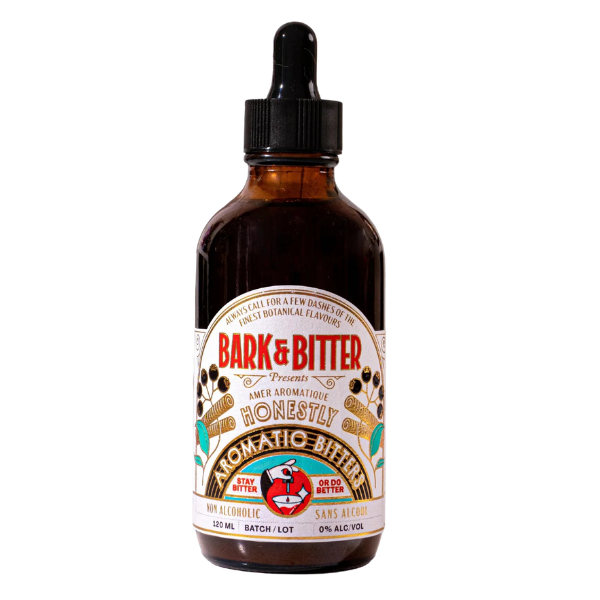 Bark & Bitter Aromatic Bitters – Non-Alcoholic Botanical Cocktail Enhancer (120ml)