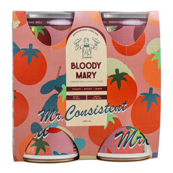 Mr. Consistent Bloody Mary | Ready-to-Drink Can | Pack of 4 | 250mlx4