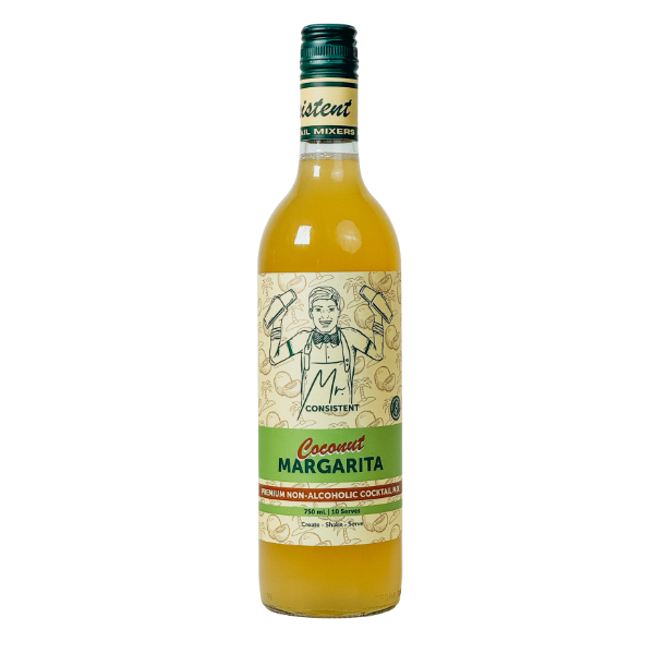 Mr. Consistent Coconut Margarita Mixer – Non-Alcoholic 750 ml