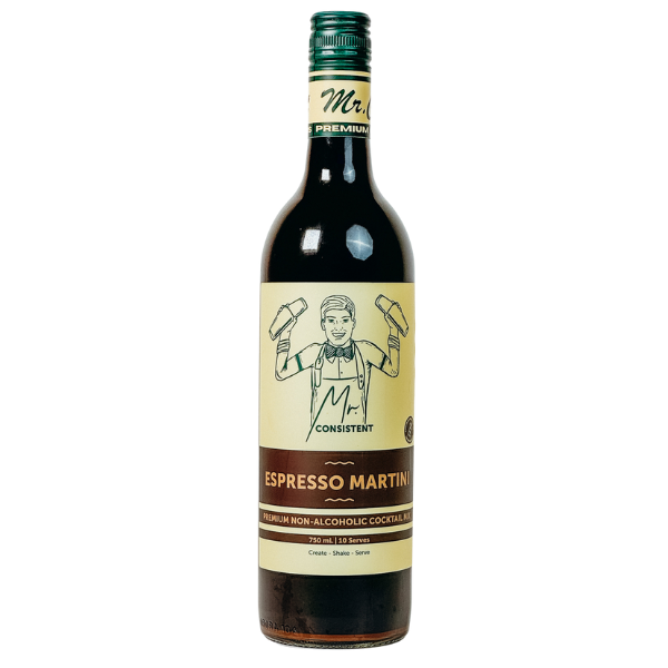 Mr. Consistent Espresso Martini Mixer – Non-Alcoholic 750 ml