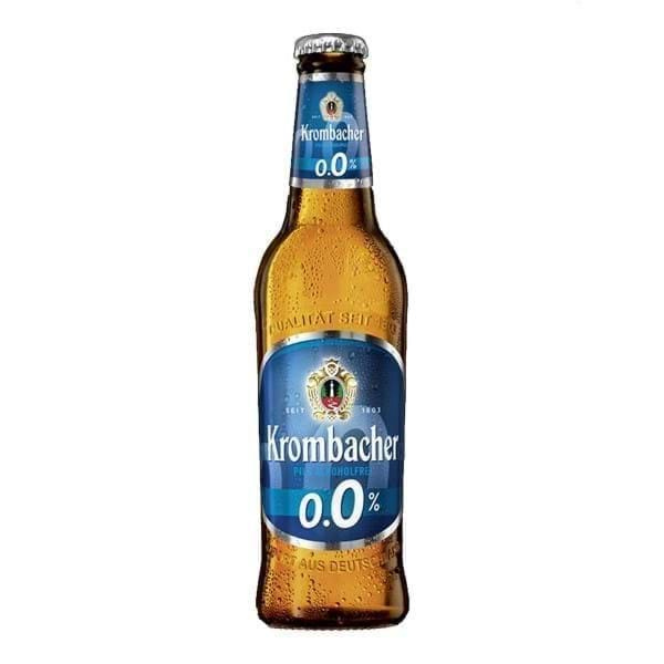 Krombacher 0.0% Alcohol-Free Pilsner – Premium German Non-Alcoholic Beer