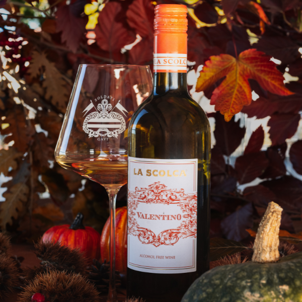 La Scolca Valentino Alcohol-Free Wine – Premium Italian Non-Alcoholic White (750ml)