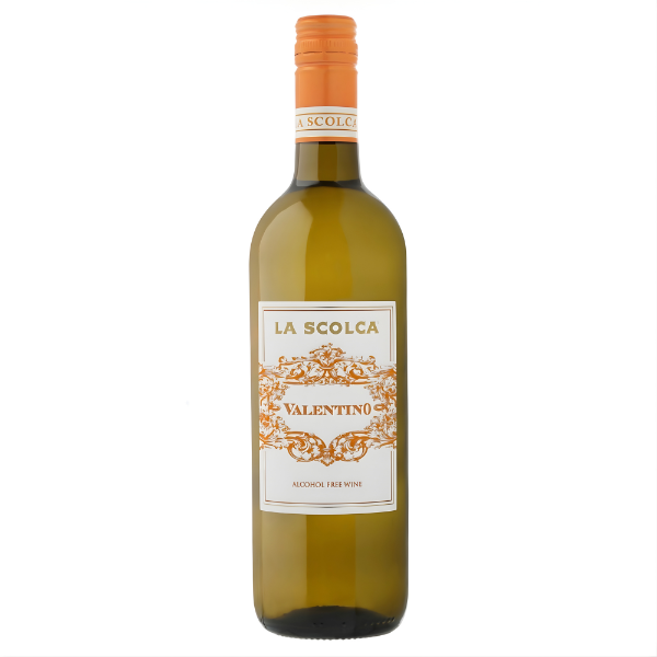 La Scolca Valentino Alcohol-Free Wine – Premium Italian Non-Alcoholic White (750ml)