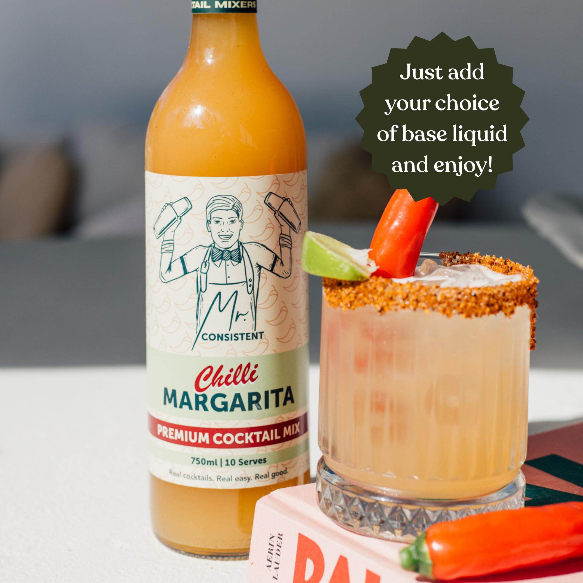 Mr. Consistent Chilli Margarita - Non-Alcoholic 750ml
