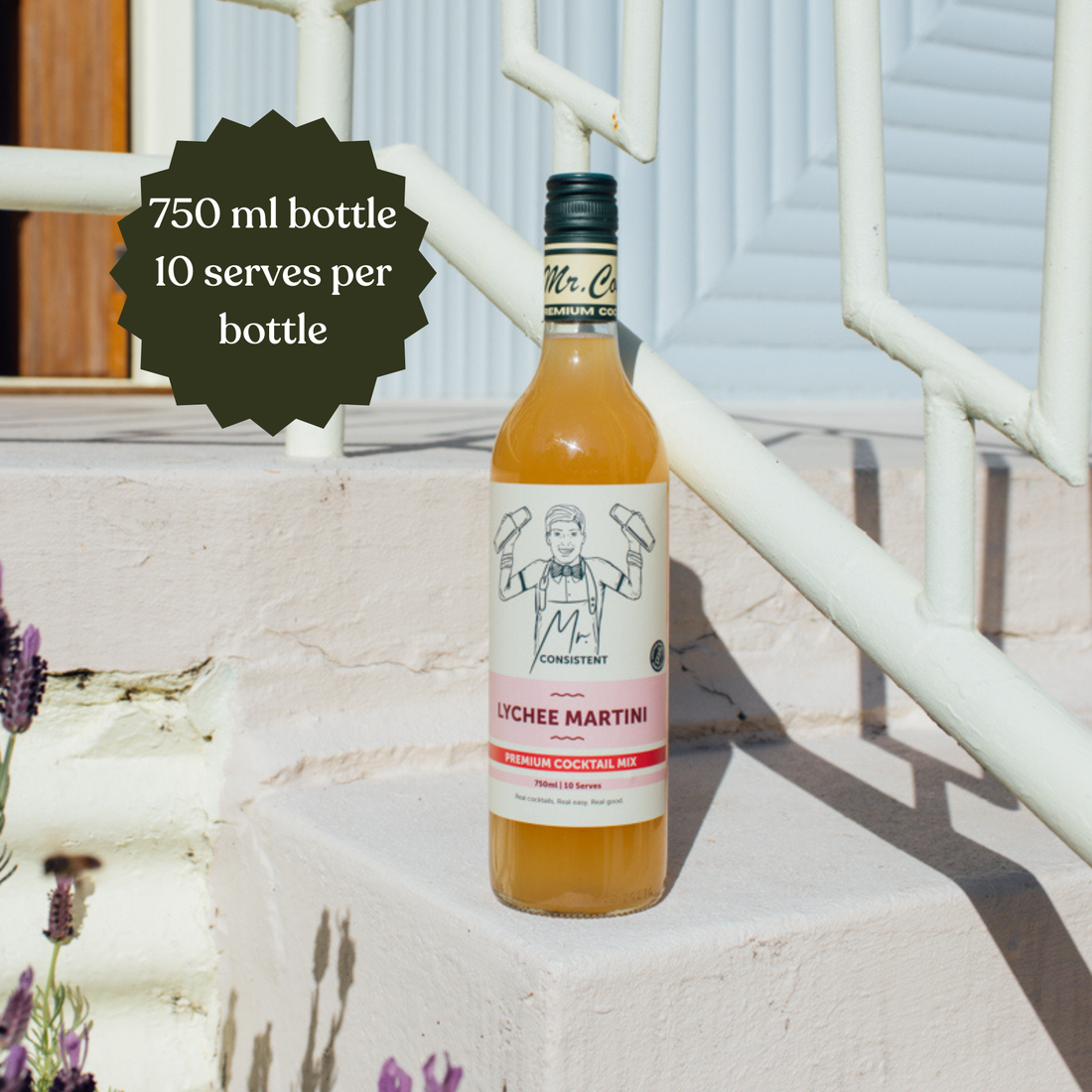 Mr. Consistent Lychee Martini Mixer – Non-Alcoholic 750 ml