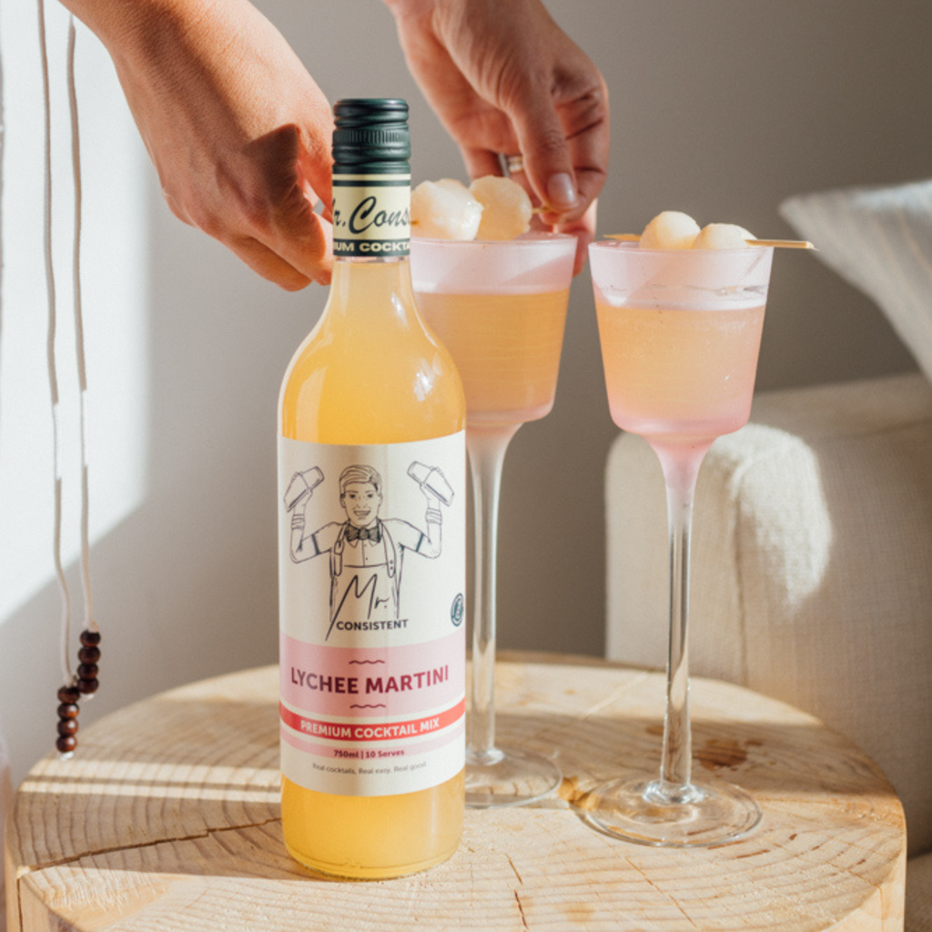 Mr. Consistent Lychee Martini Mixer – Non-Alcoholic 750 ml