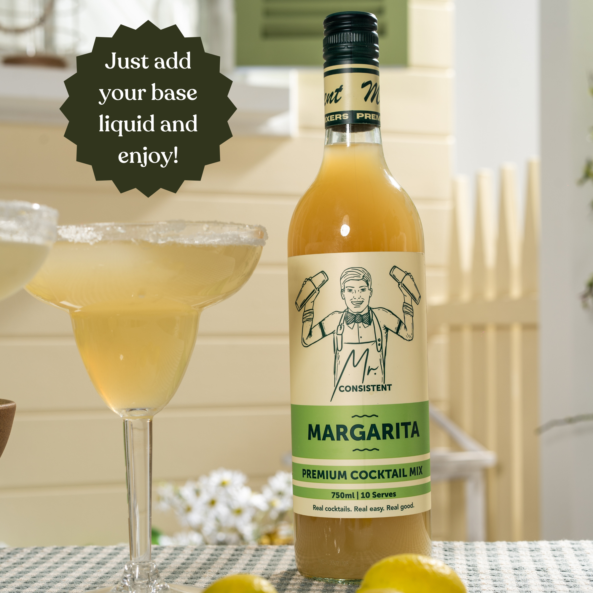 Mr. Consistent Classic Margarita Mixer – Non-Alcoholic 750 ml