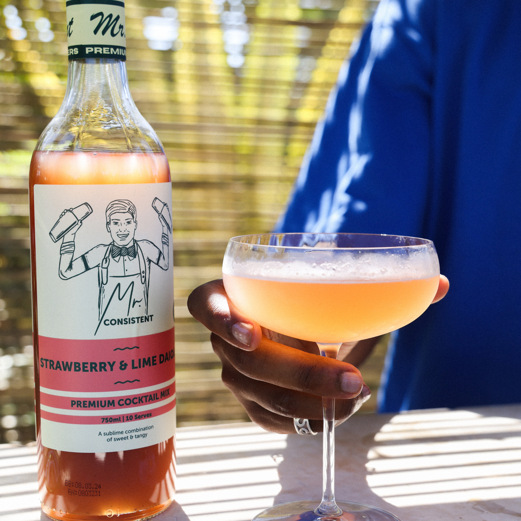 Mr. Consistent Strawberry & Lime Daiquiri Mixer – Non-Alcoholic 750 ml