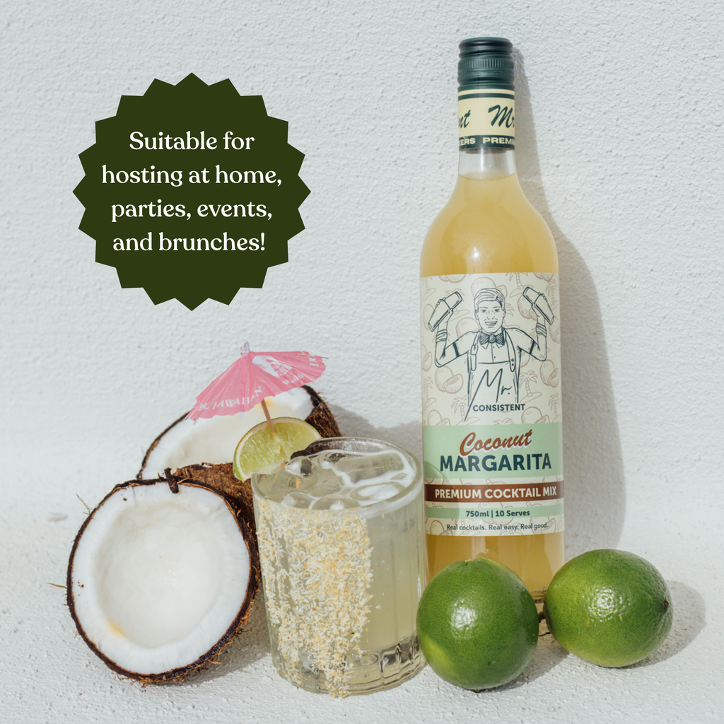Mr. Consistent Coconut Margarita Mixer – Non-Alcoholic 750 ml