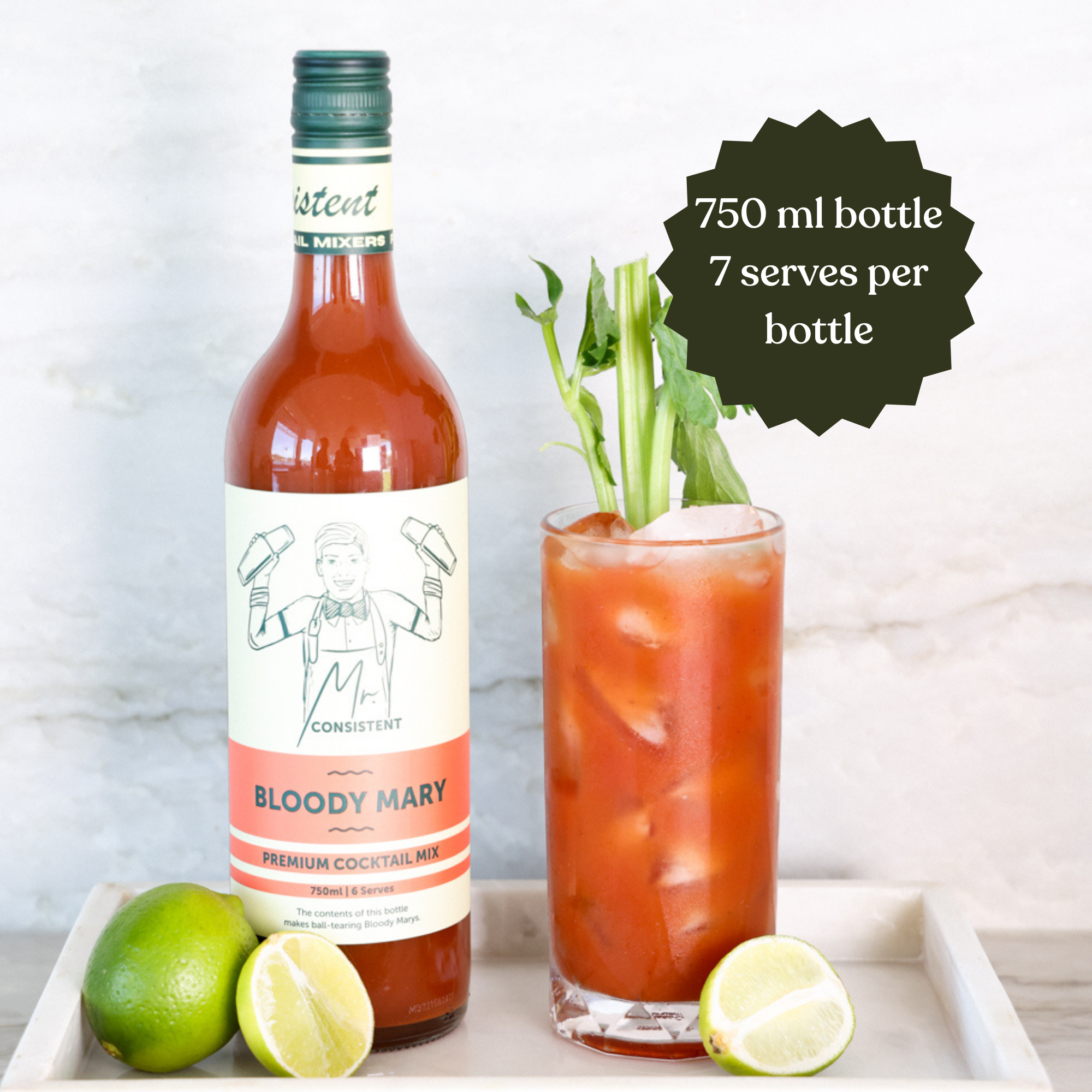 Mr. Consistent Bloody Mary Mixer – Non-Alcoholic 750 ml