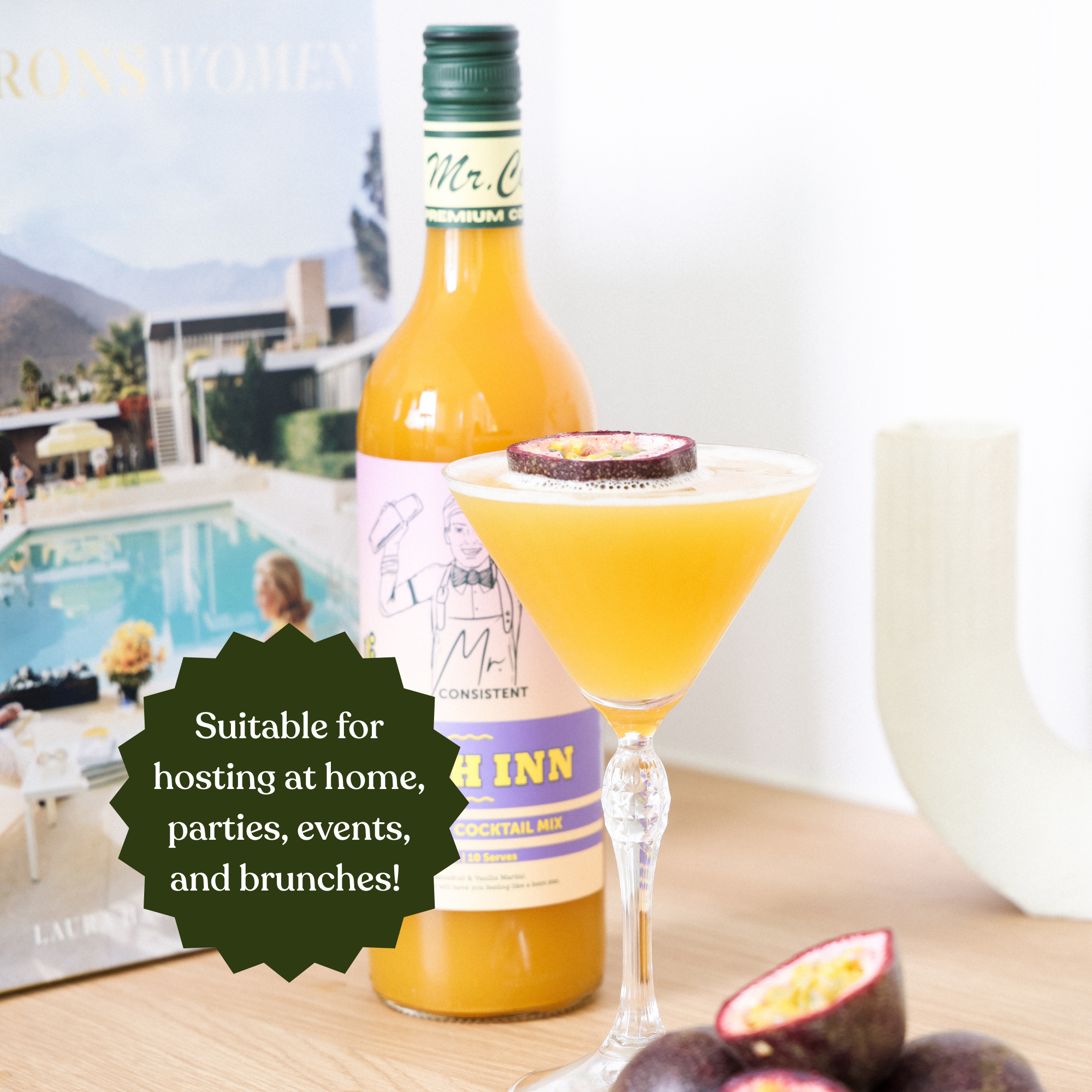 Mr. Consistent Passionfruit Martini Mixer – Non-Alcoholic 750 ml